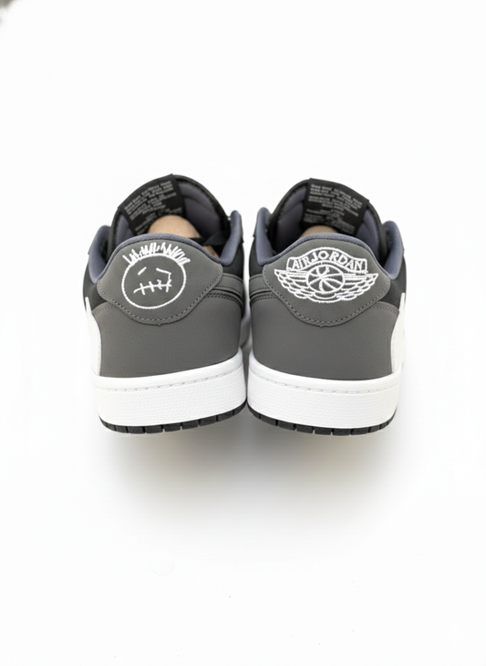 Travis Scott x Air Jordan 1 Low – Dark Grey / Black - Image 2