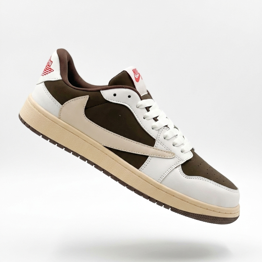 Travis Scott x AJ 1 Low OG  "Reverse Mocha" - Image 1