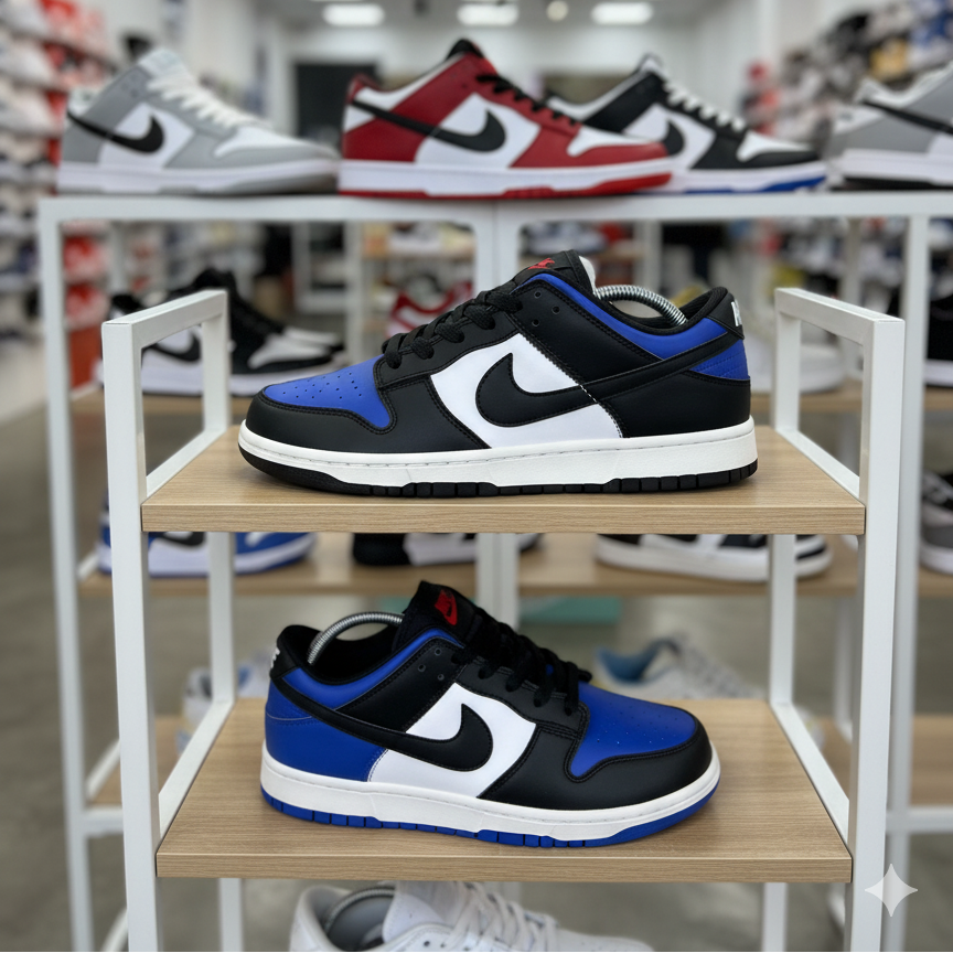 Nike Dunk Low 'Royal Toe' - Image 1