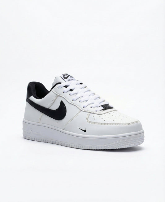 Nike Airforce 1 "White Black" with extra metal buckle - Image 2
