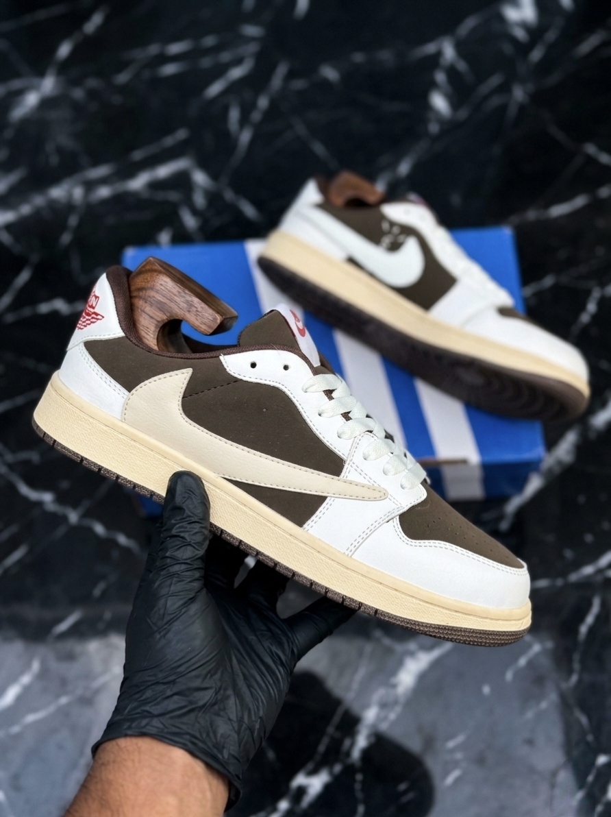 Travis Scott x AJ 1 Low OG  "Reverse Mocha" - Image 3