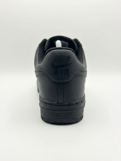 Nike Airforce 1 Supreme Stitched Sole - Black - Image 2