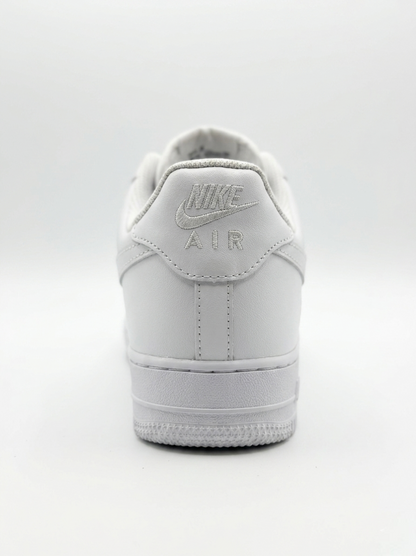 Nike Airforce 1 Supreme Stitched Sole - White Black - Image 2